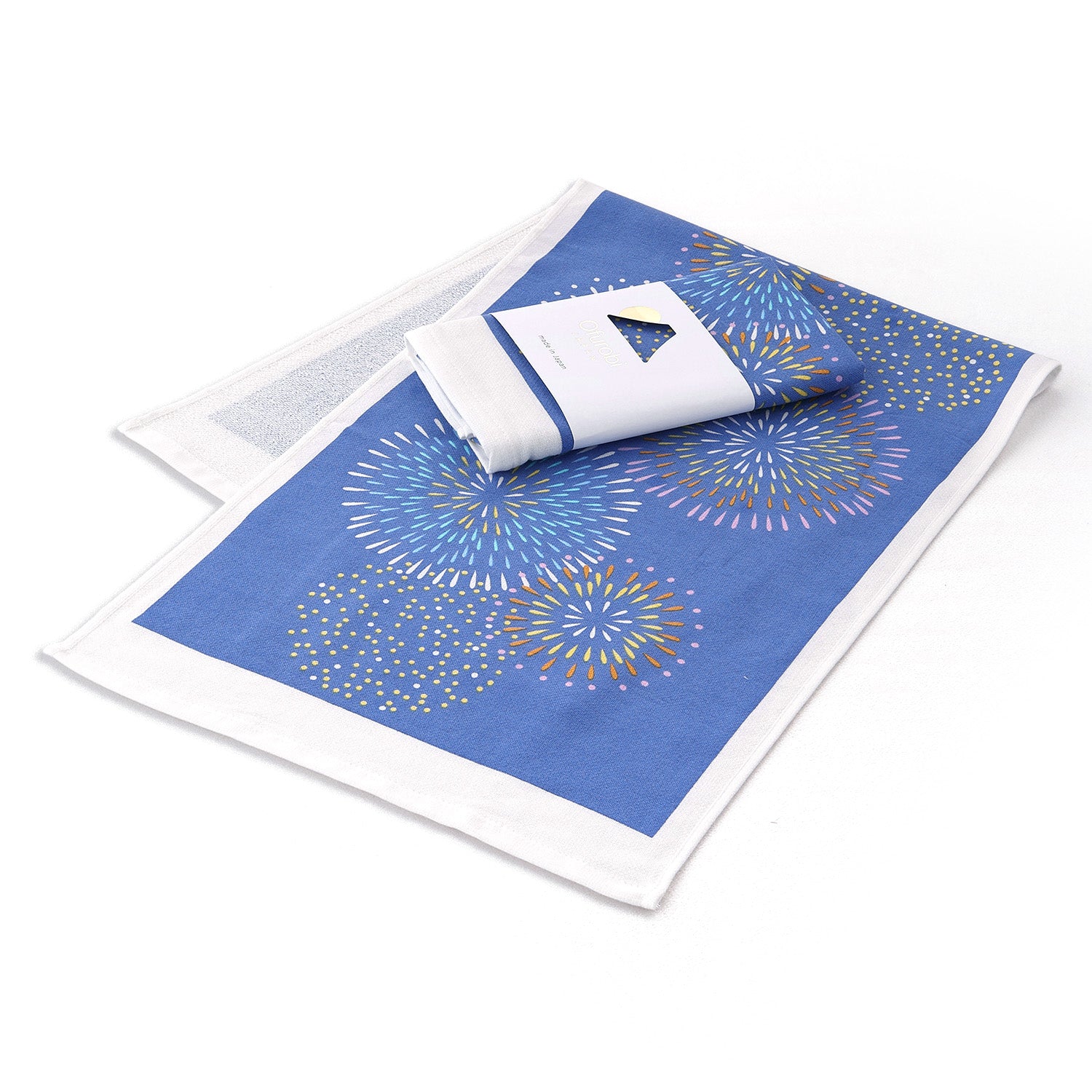 『Ofurobi』花火 手ぬぐいタオル（帯付）