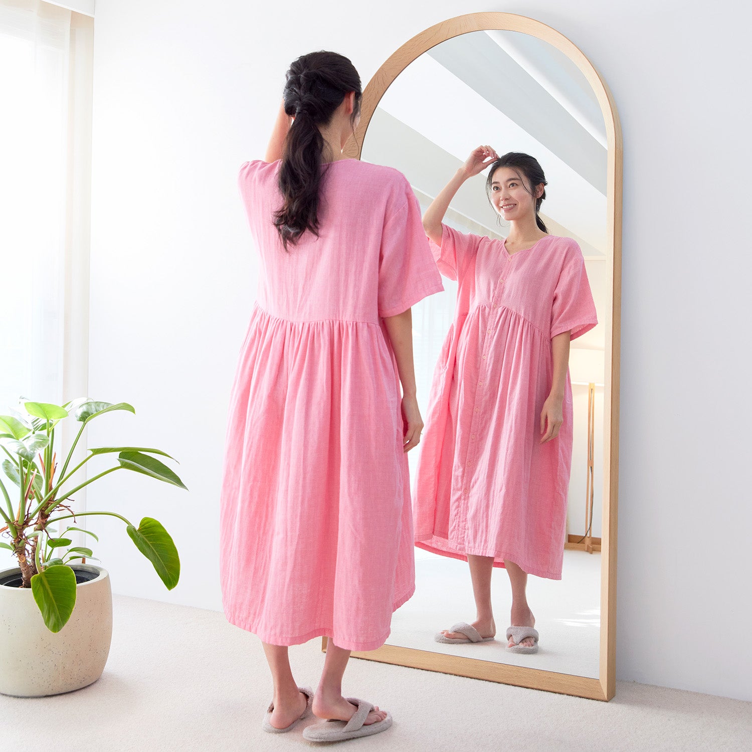 『cococi beauty』 エミリー 前ボタンワンピース