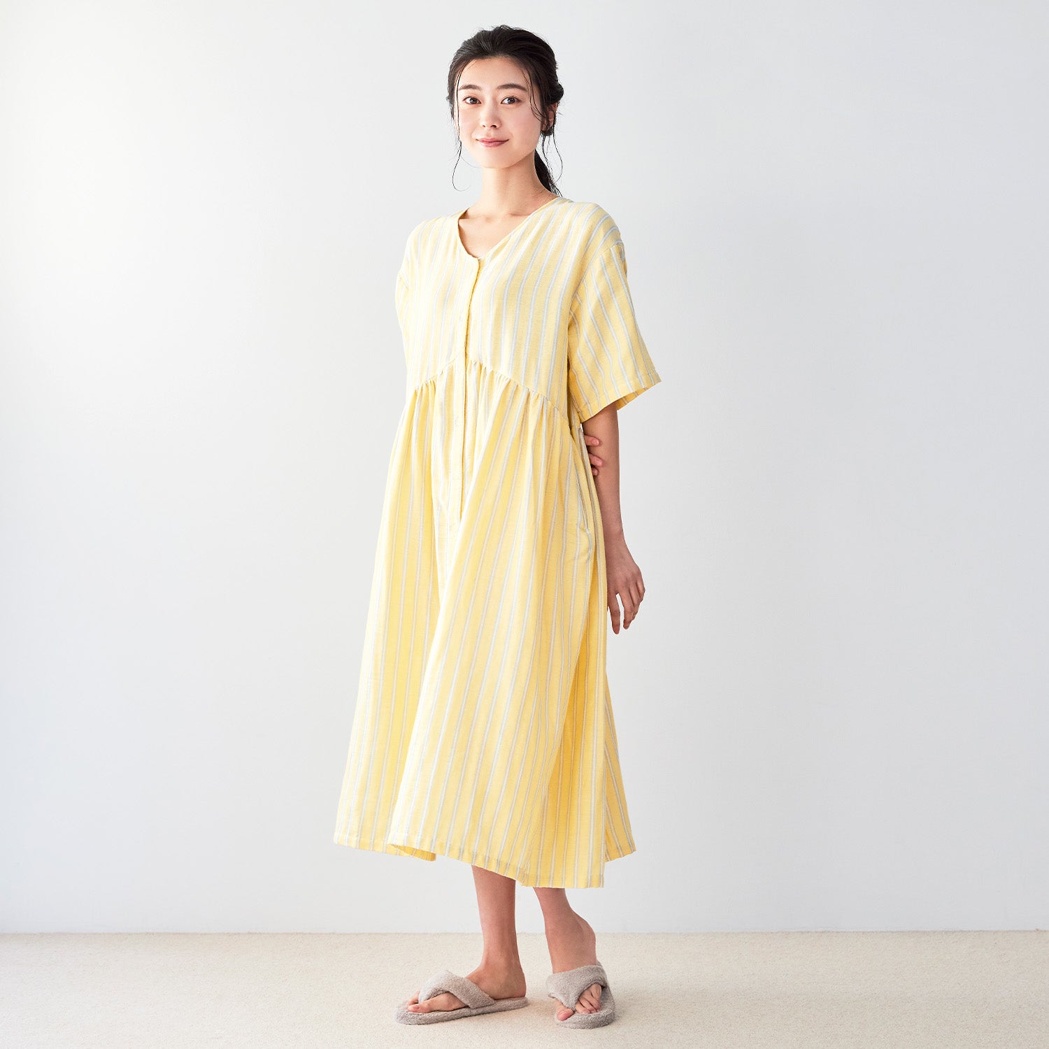 『cococi beauty』 エミリー 前ボタンワンピース