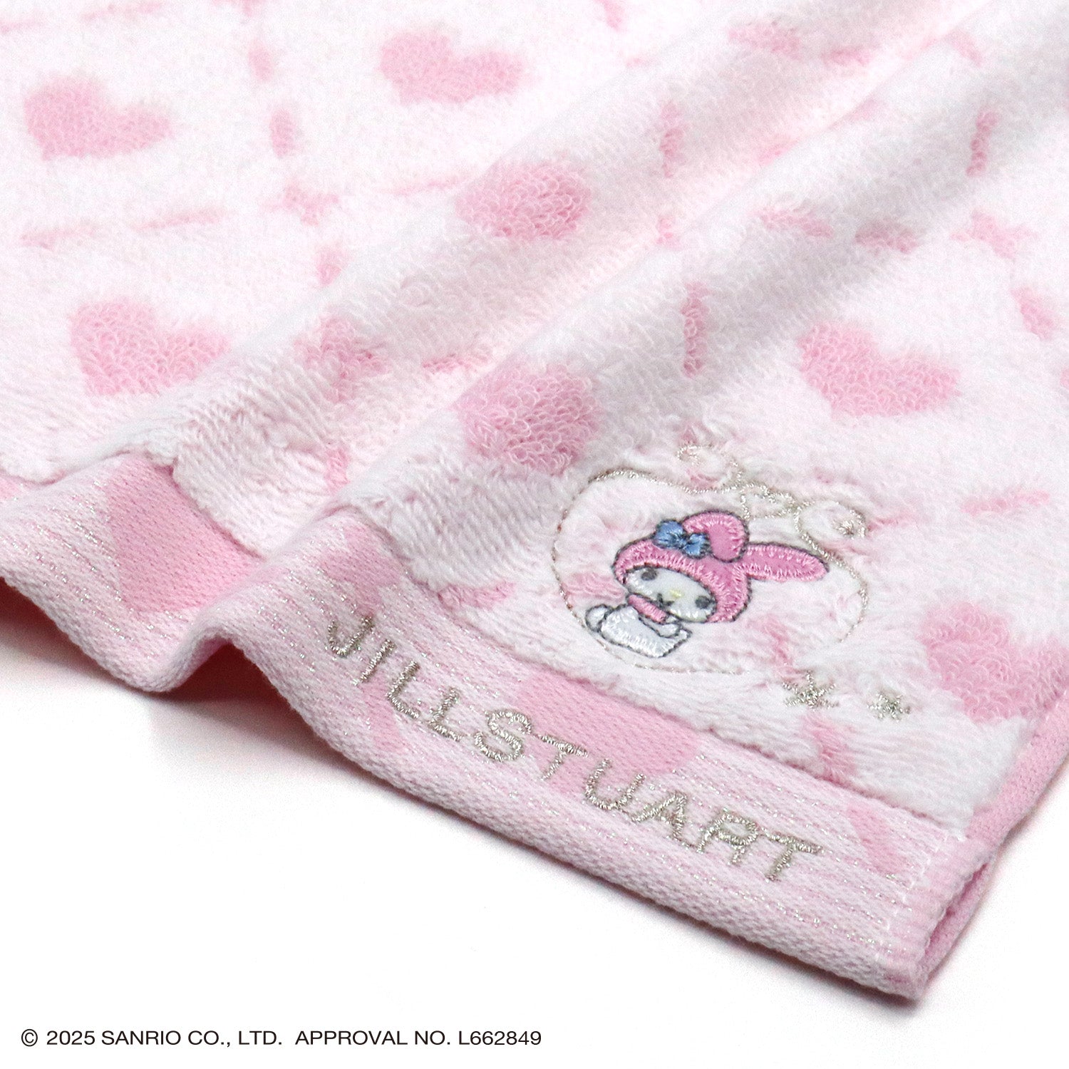 Sanrio characters』ホワイトハート JILLSTUART タオルハンカチ