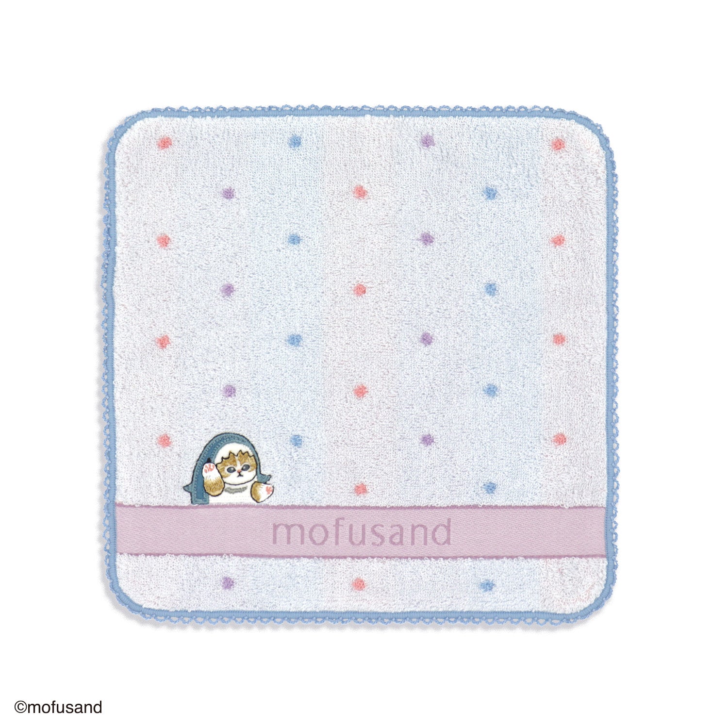 mofusand』 ドットにゃん タオルハンカチ – タオル美術館公式