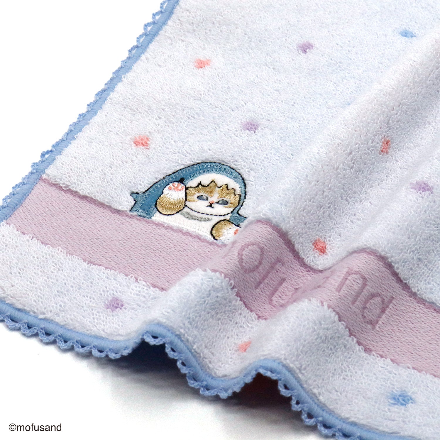 mofusand』 ドットにゃん タオルハンカチ – タオル美術館公式