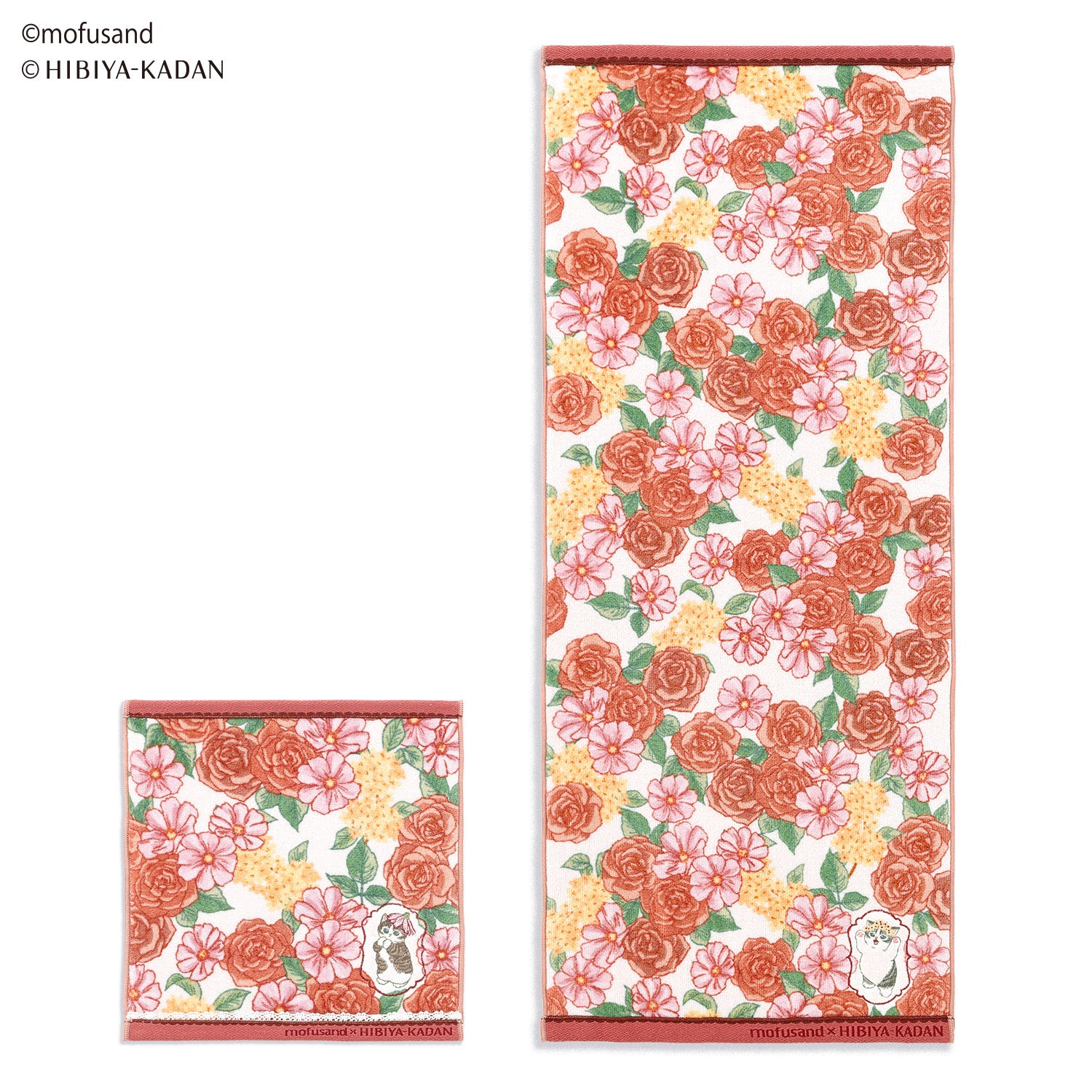 mofusand』×『日比谷花壇』 秋 タオルハンカチ – タオル美術館公式