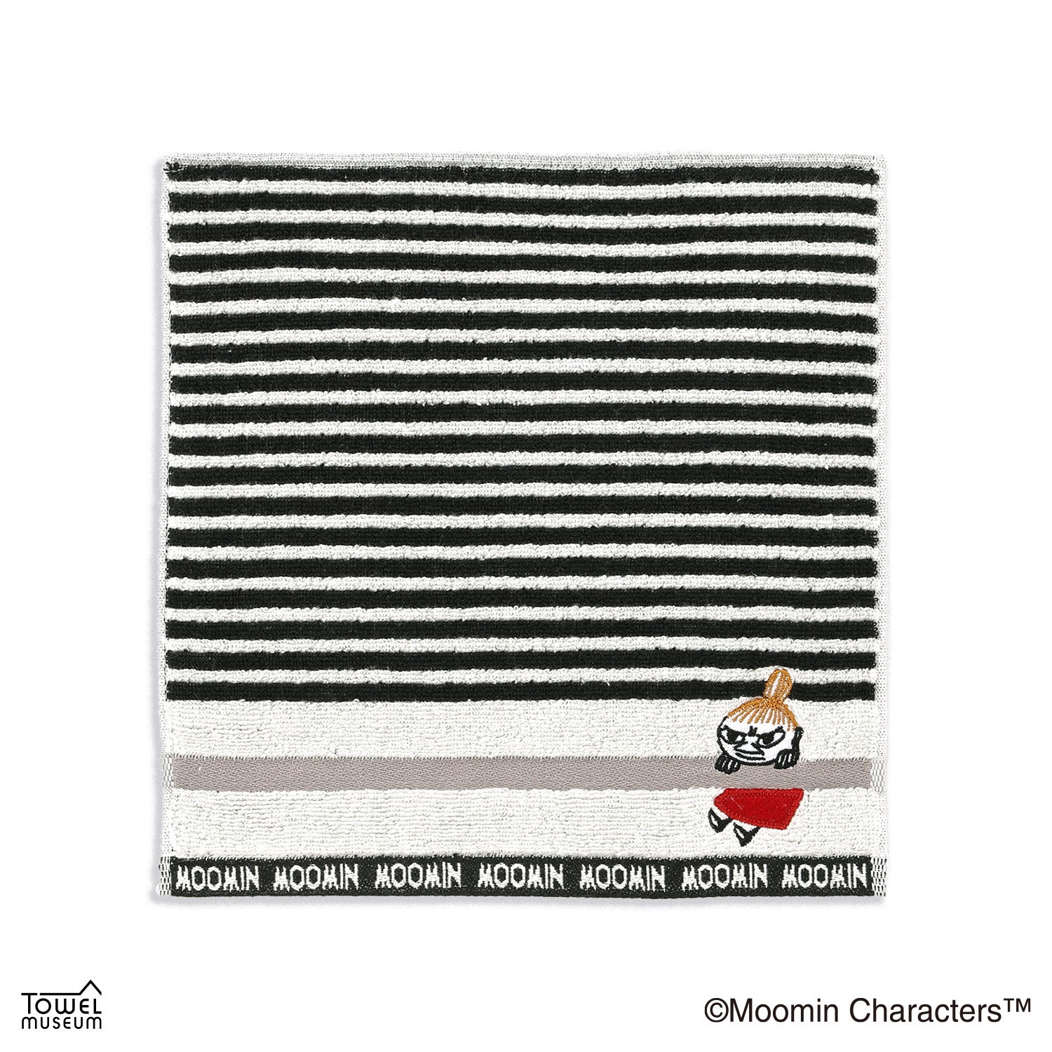 ムーミン』リトルミイ ボーダーⅡ タオルハンカチ – タオル美術館公式