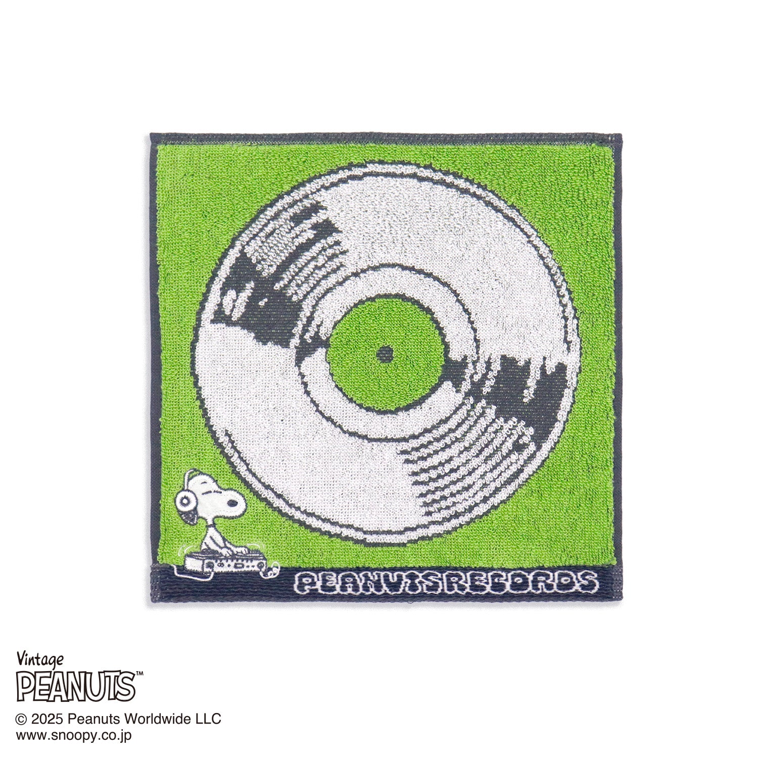 PEANUTS』スヌーピー レコード タオルハンカチ – タオル美術館公式