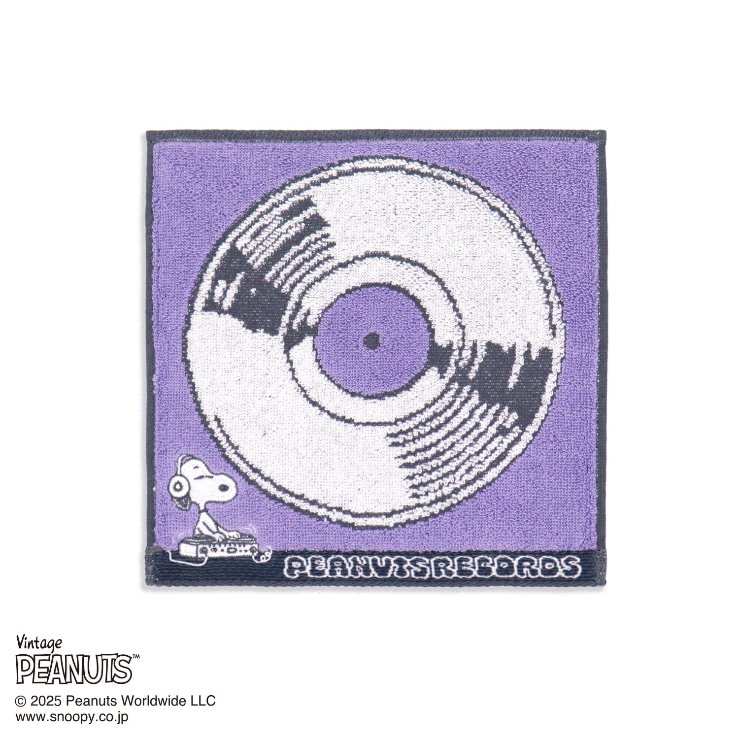 PEANUTS』スヌーピー レコード タオルハンカチ – タオル美術館公式