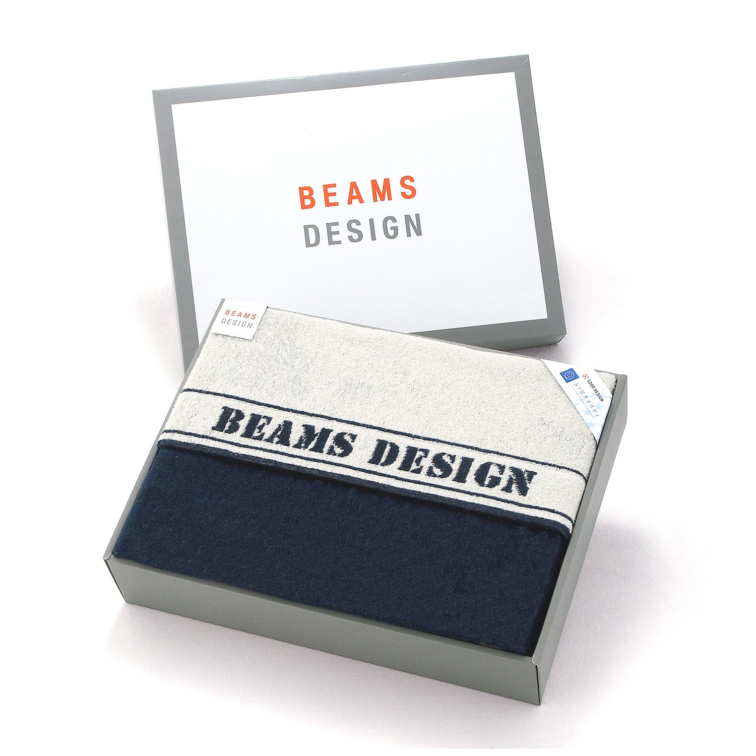 『BEAMS DESIGN』 ベーシックライン (タオルケット×1) ベージュ