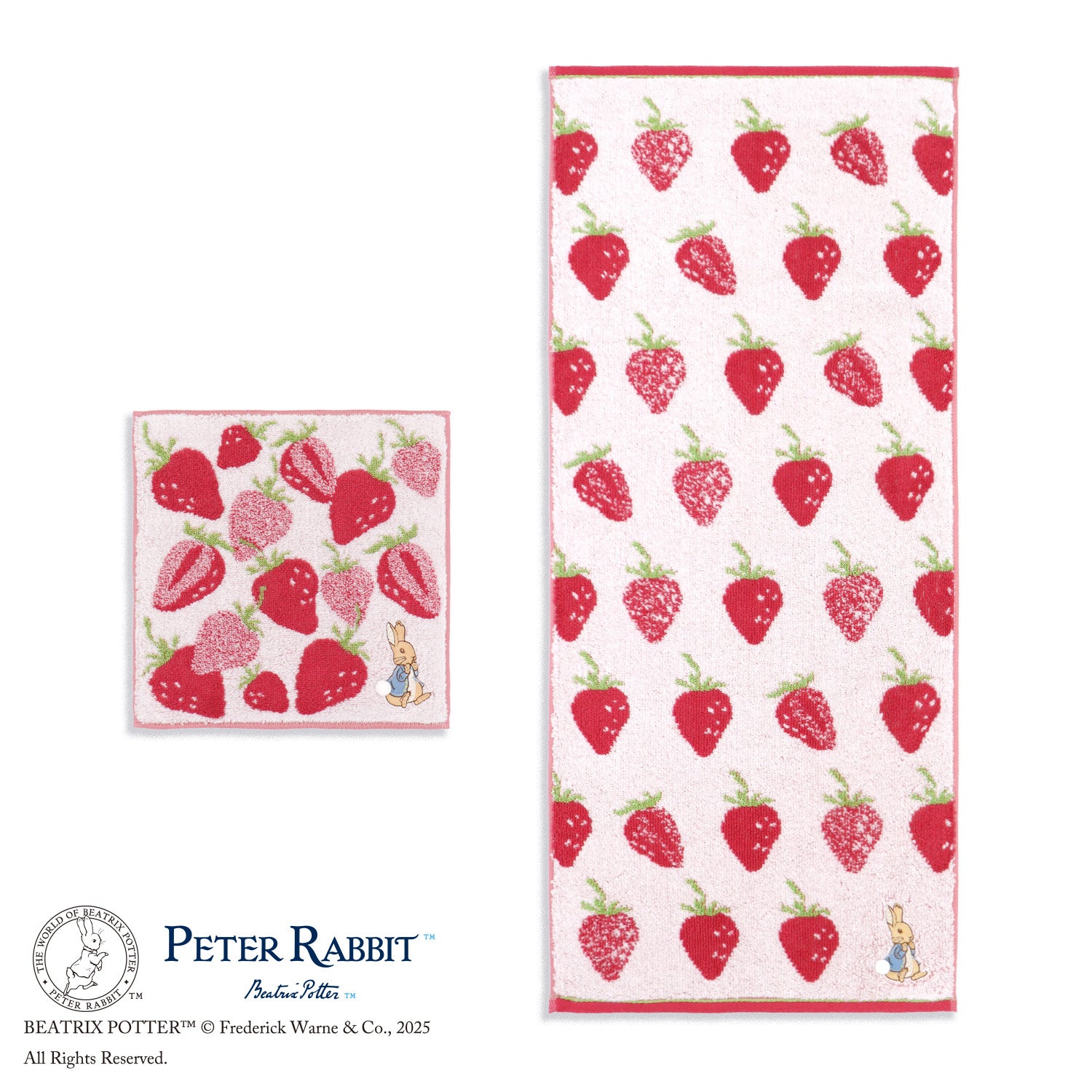 PETER RABBIT™︎』 ストロベリー フェイスタオル – タオル美術館