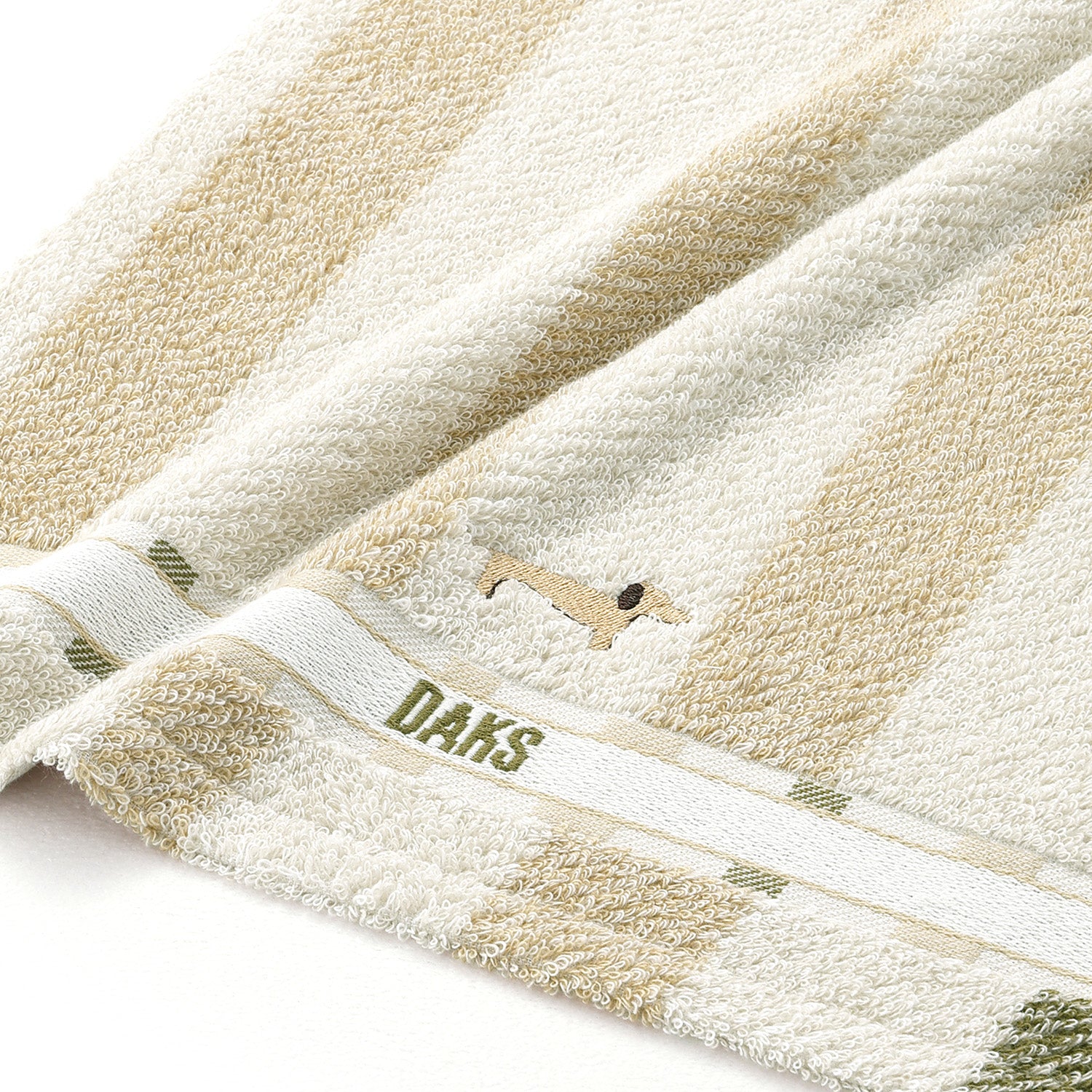 DAKS』カラー ストライプ ウォッシュタオル – タオル美術館公式