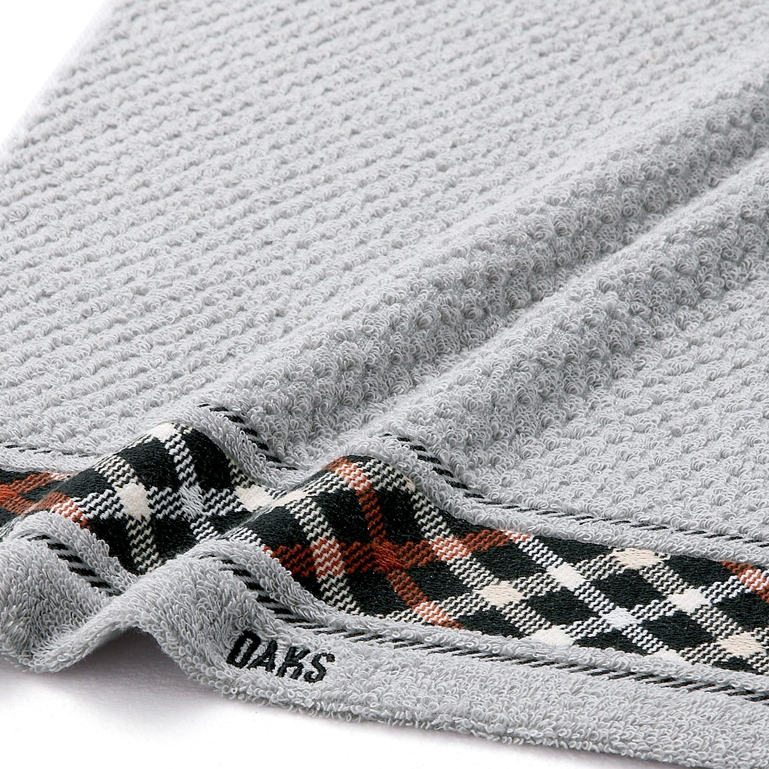 『DAKS』ブラックハウスチェックベア  タオルギフト (ウォッシュタオル×1 、フェイスタオル×1)