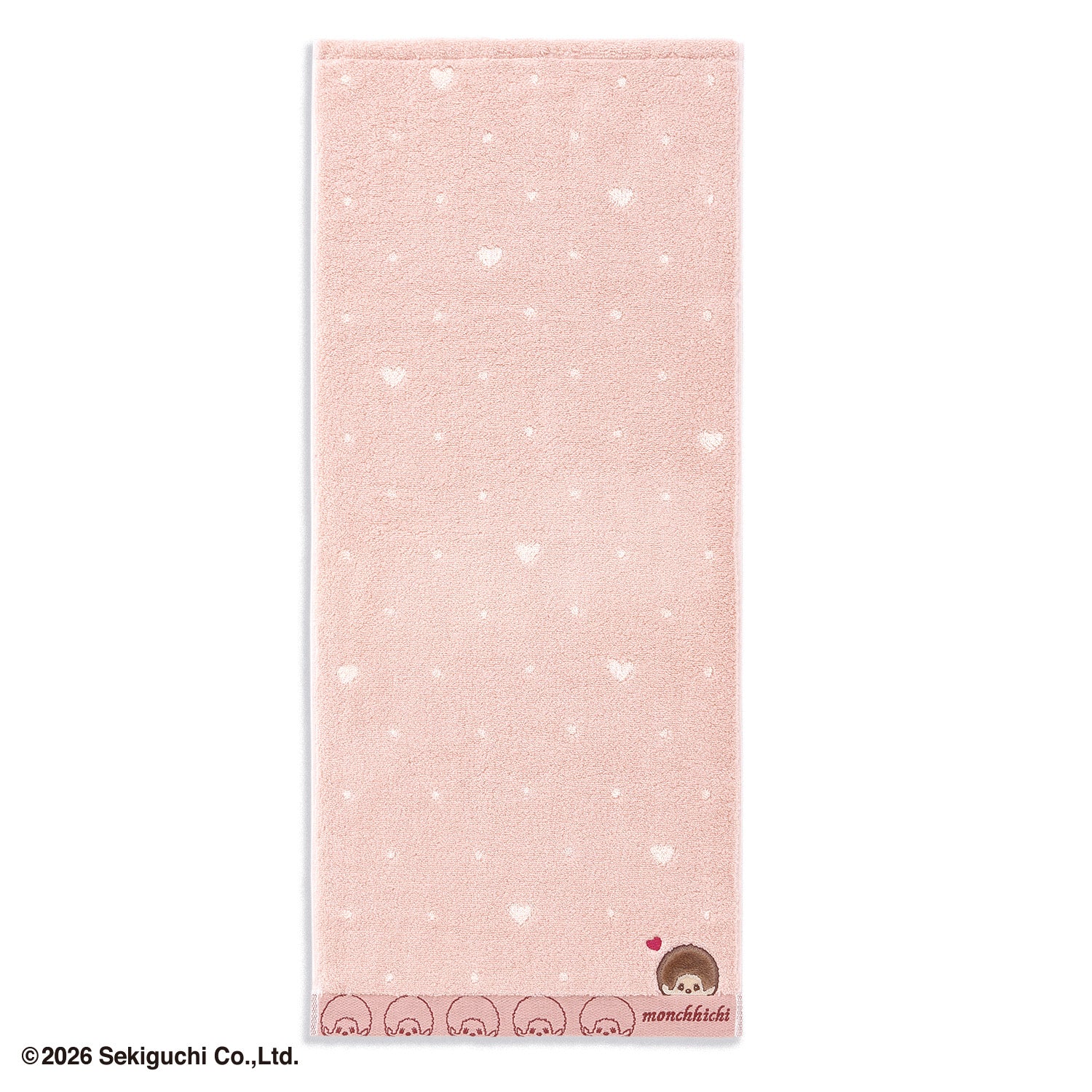 モンチッチ』ドットハート フェイスタオル – タオル美術館公式