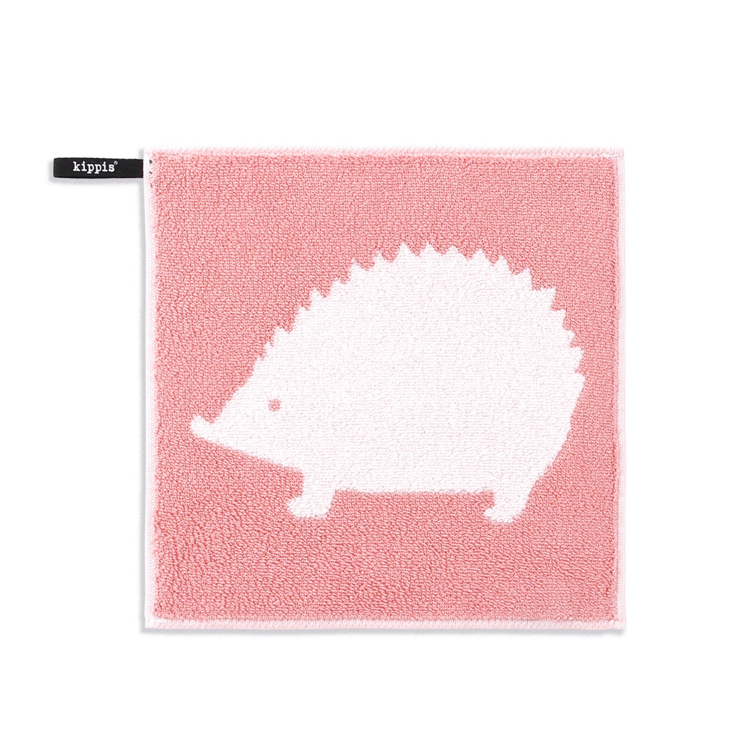 『kippis』はりねずみと木 タオルハンカチ(ループ付)