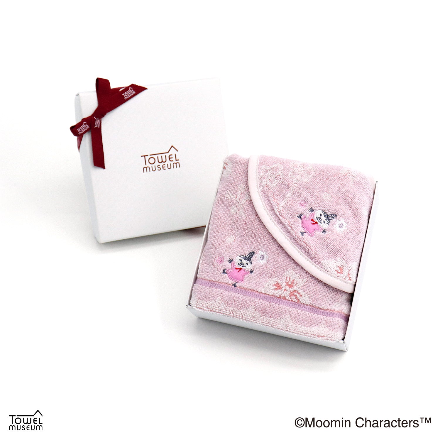 ムーミン』幸せいっぱい タオルハンカチ&スタイセット – タオル美術館