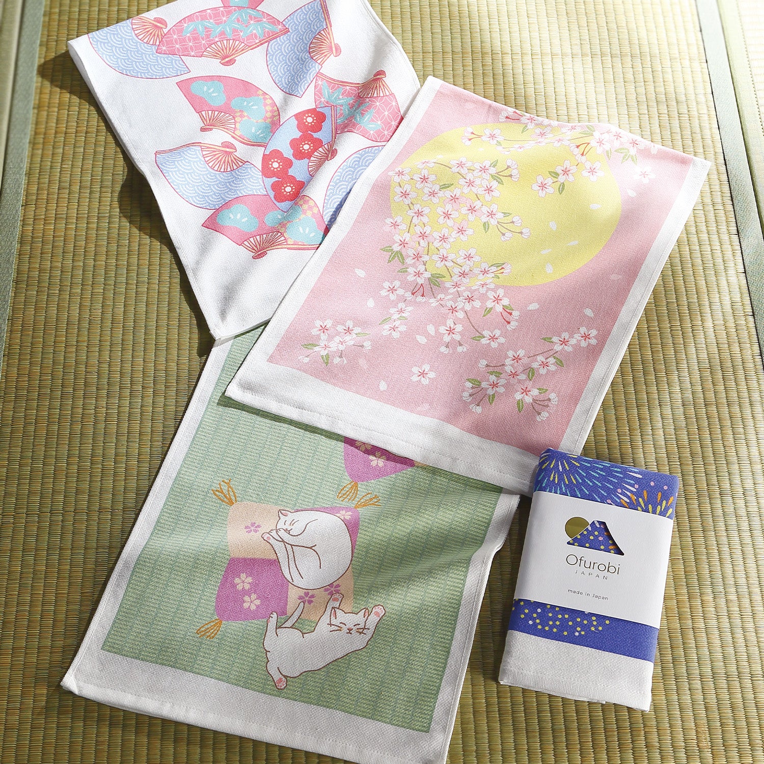 Ofurobi』扇子 手ぬぐいタオル（帯付） – タオル美術館公式オンライン