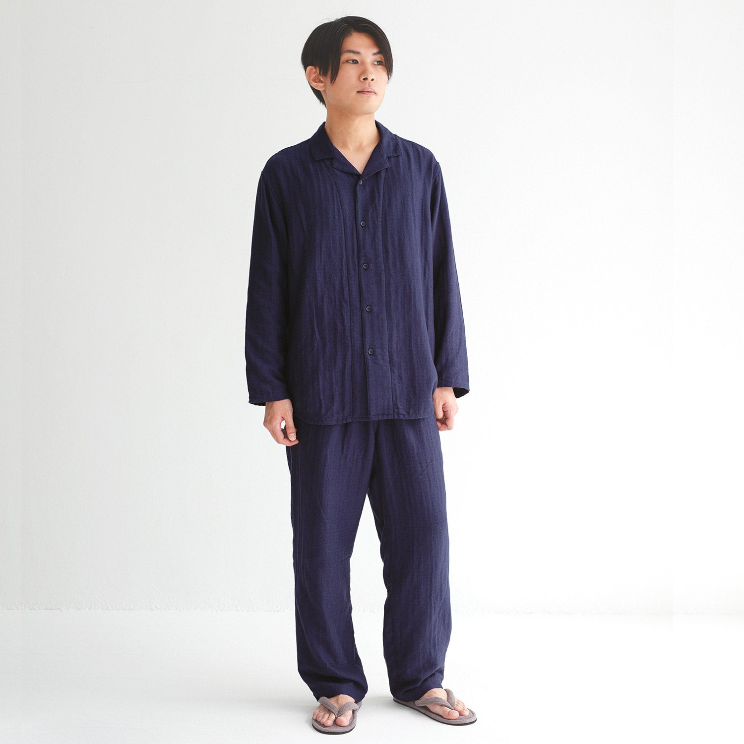 WARP』CLEAN SLEEP & ROOM WEAR(長袖 上下セット) Mサイズ – タオル