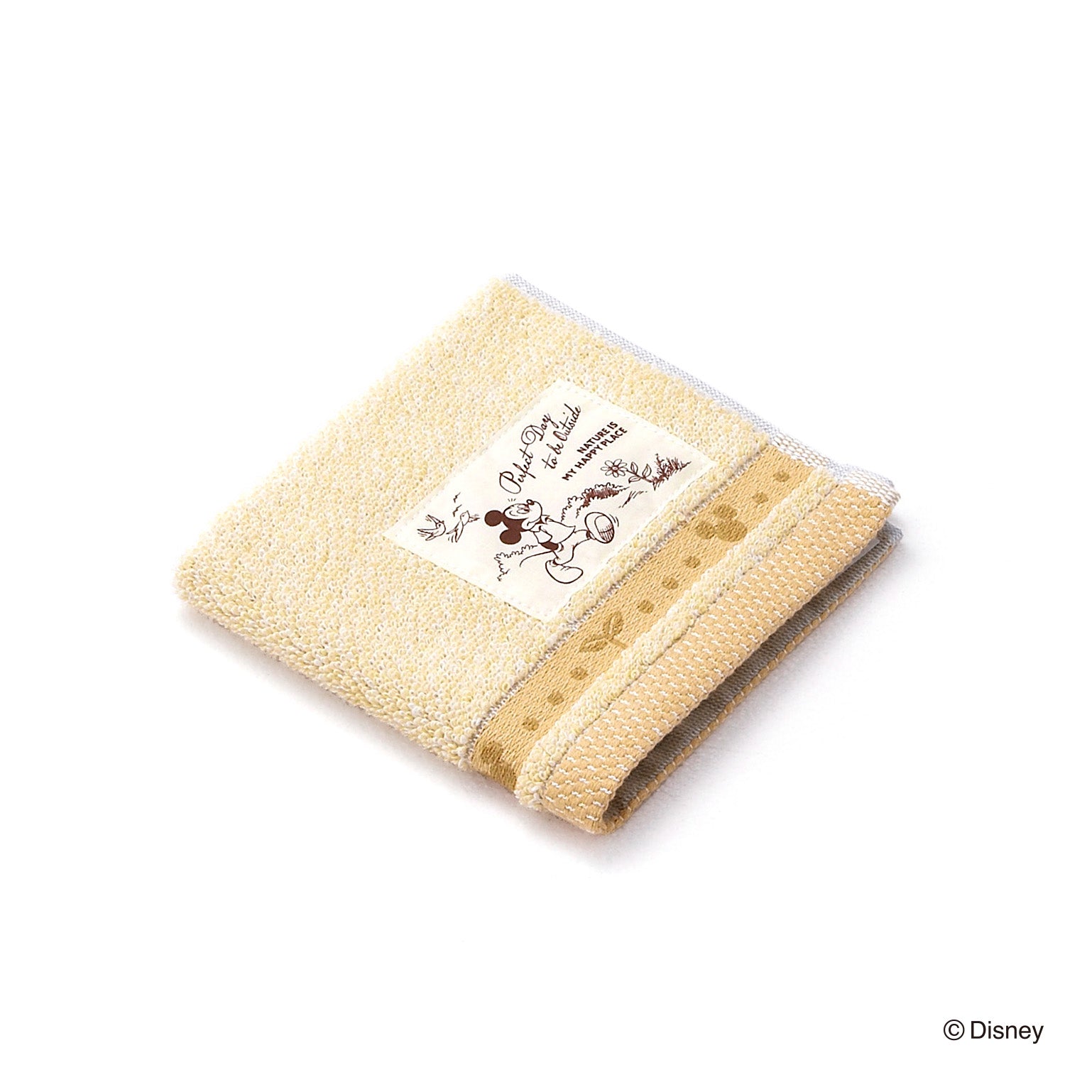 SALE『Disney』 ナチュラルカラー タオルハンカチ
