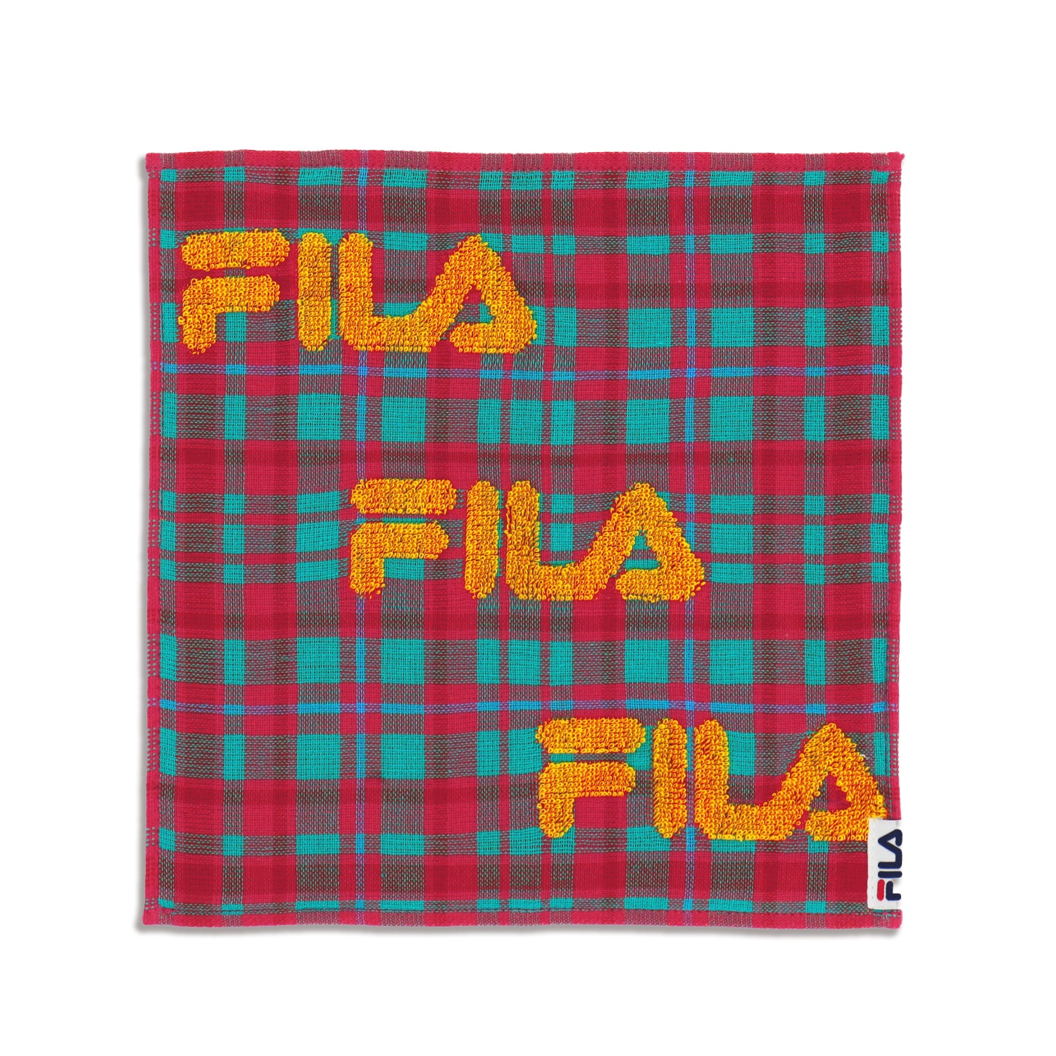 FILA』 ロゴチェック タオルハンカチ – タオル美術館公式オンライン