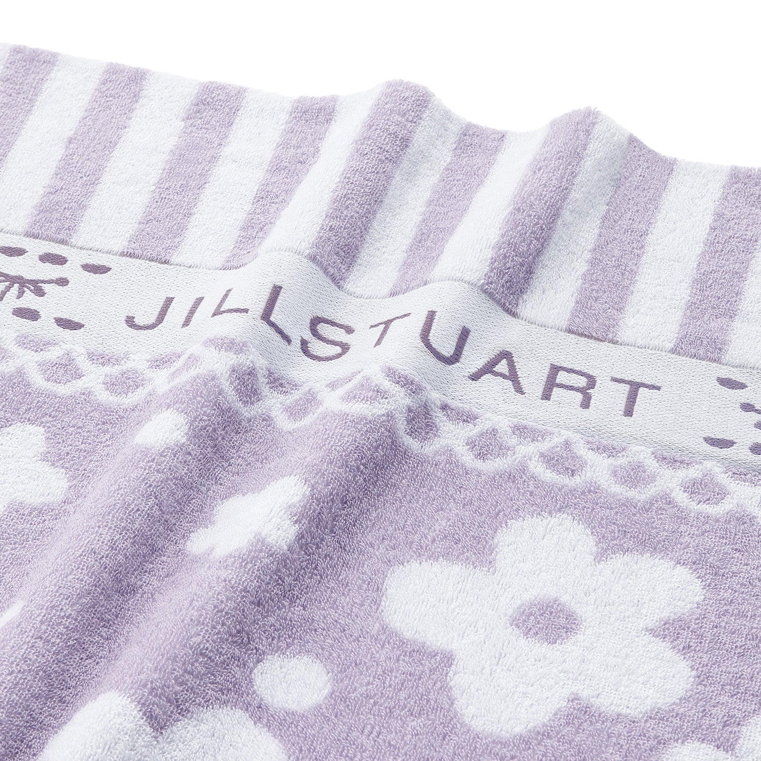 『JILLSTUART』 フラワーカーテン タオルケット ピンク