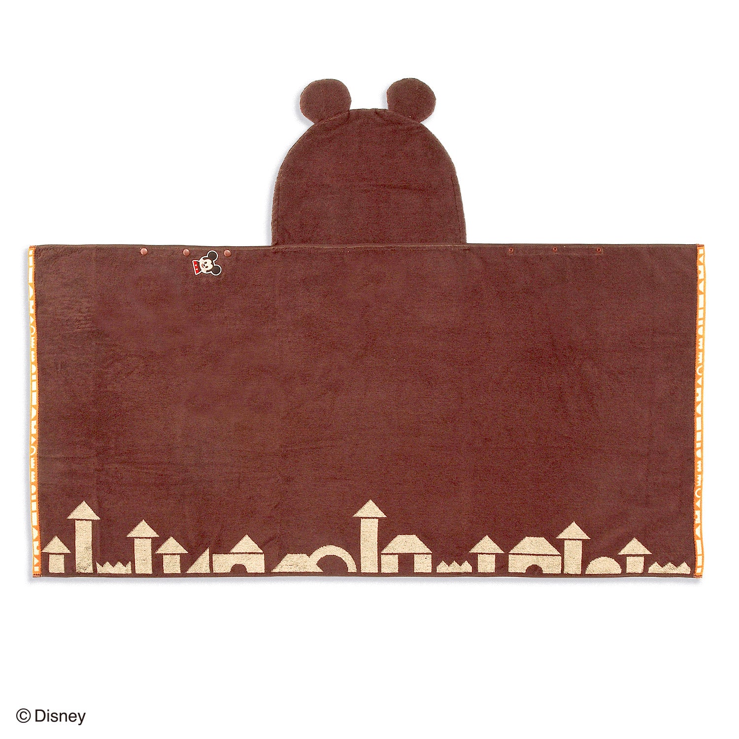 SALE『Disney KIDEA』NARIKIRU フード付バスタオル(ミッキーマウス)