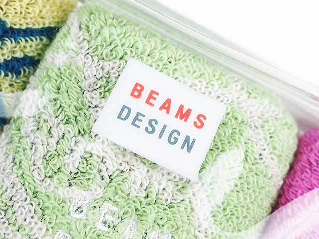 SALE『BEAMS DESIGN』 3デザインタオルポーチセット – タオル