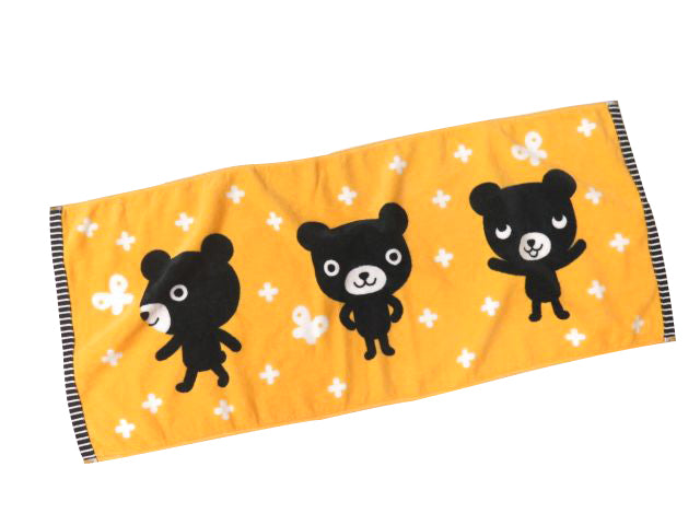 くろくまくん』クロクマポーズフェイスタオル※配送限定商品